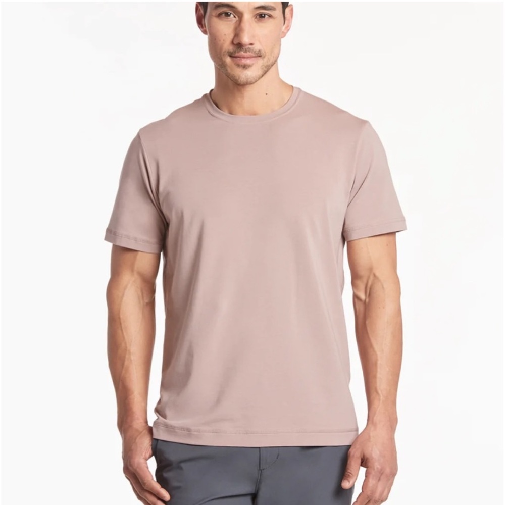 Public Rec Go-To Crew T-shirt Rose